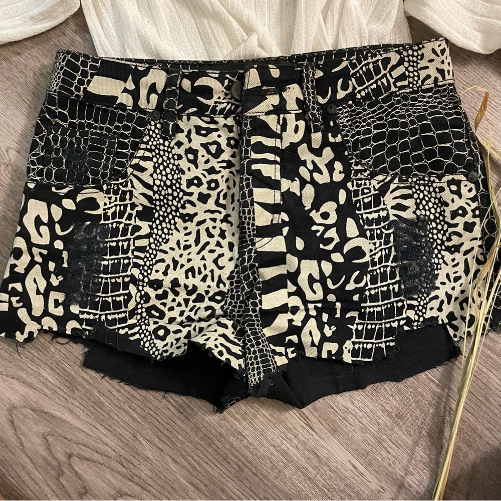 Afghan Animal Print Shorts
